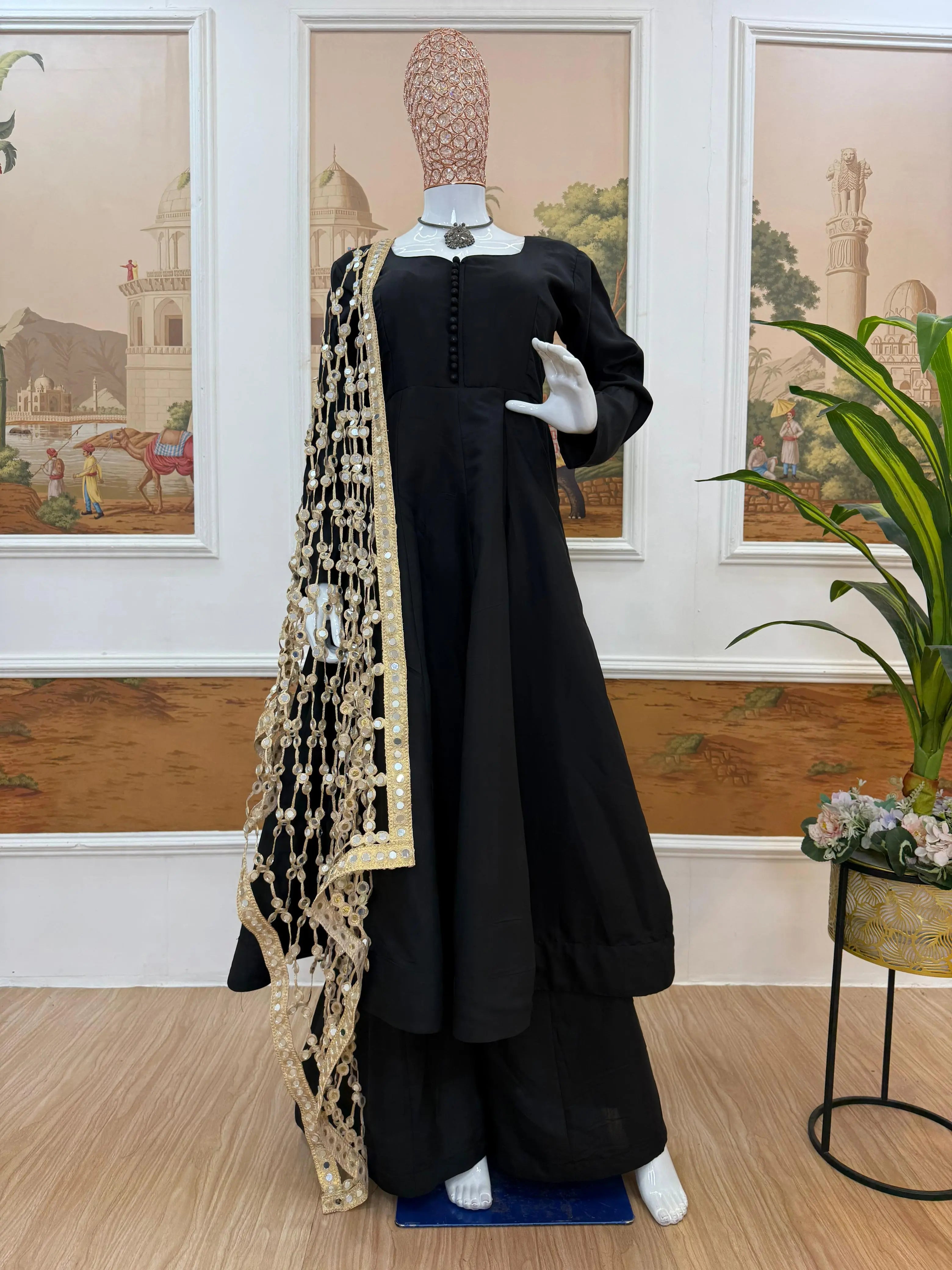 3-Piece Real Mirror Dupatta Set ✨ 3-Piece Real Mirror Dupatta Set ✨