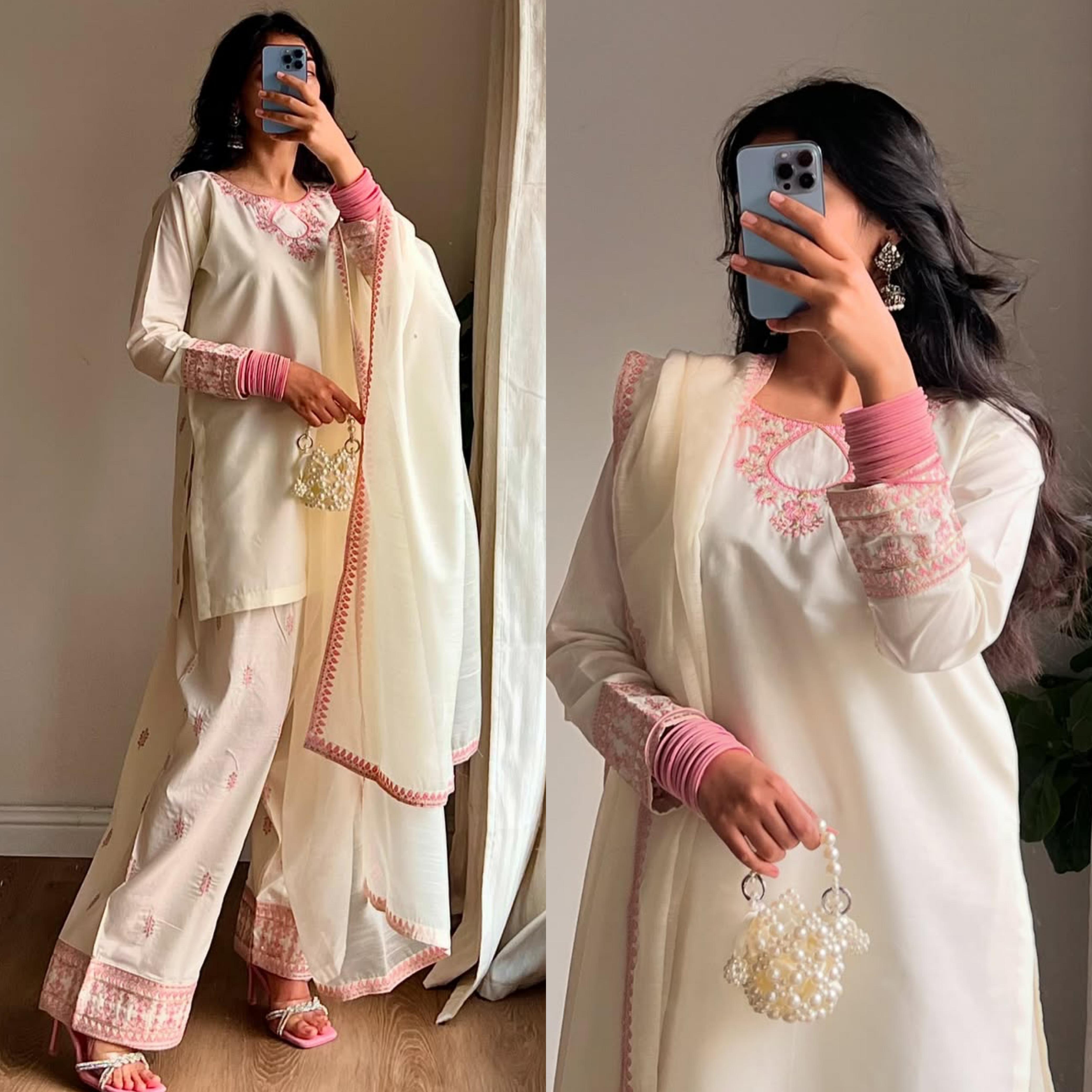 Designer Party Wear Top with Farshi Salwar Set Designer Party Wear Top with Farshi Salwar Set