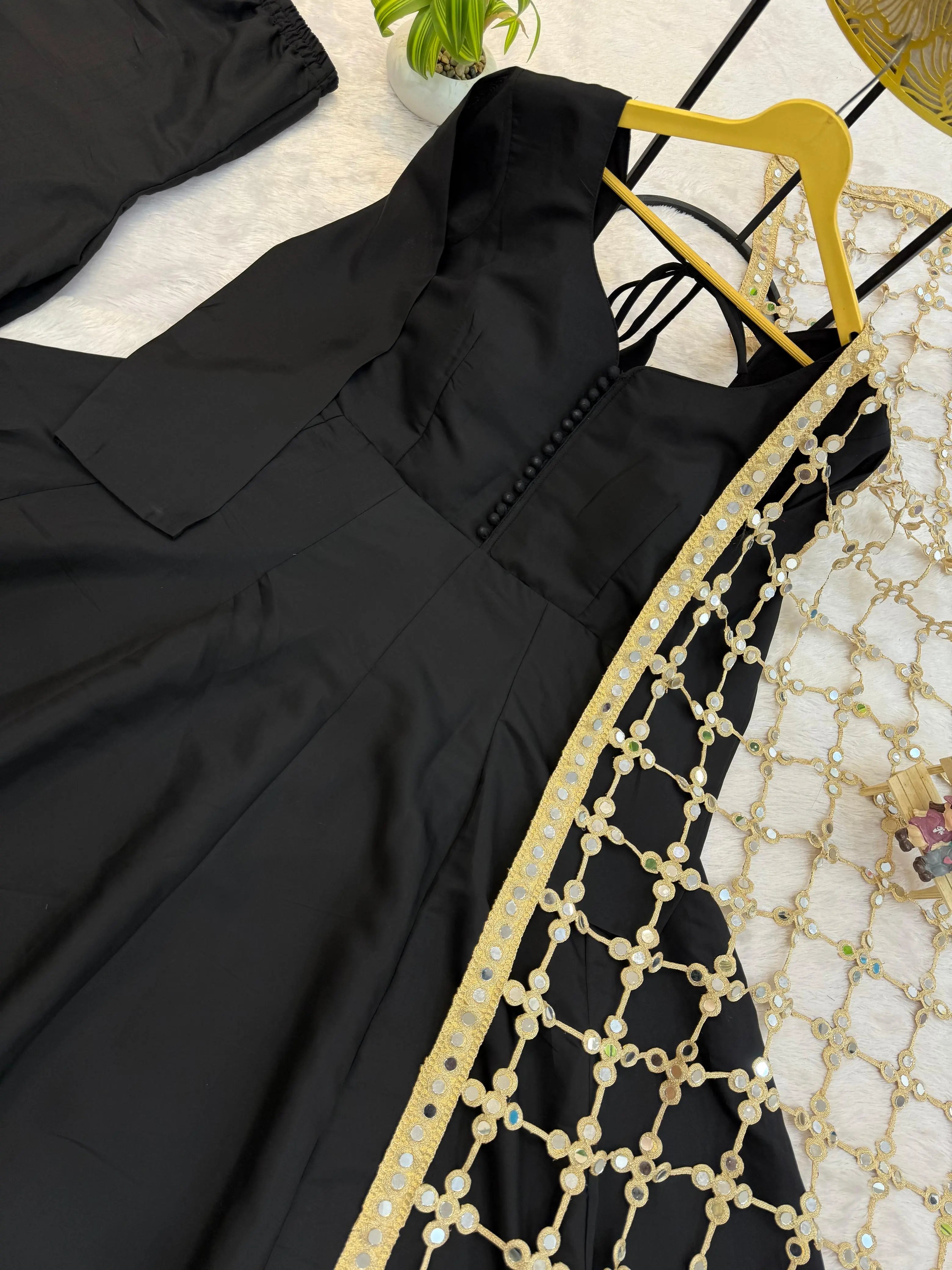 3-Piece Real Mirror Dupatta Set ✨ 3-Piece Real Mirror Dupatta Set ✨