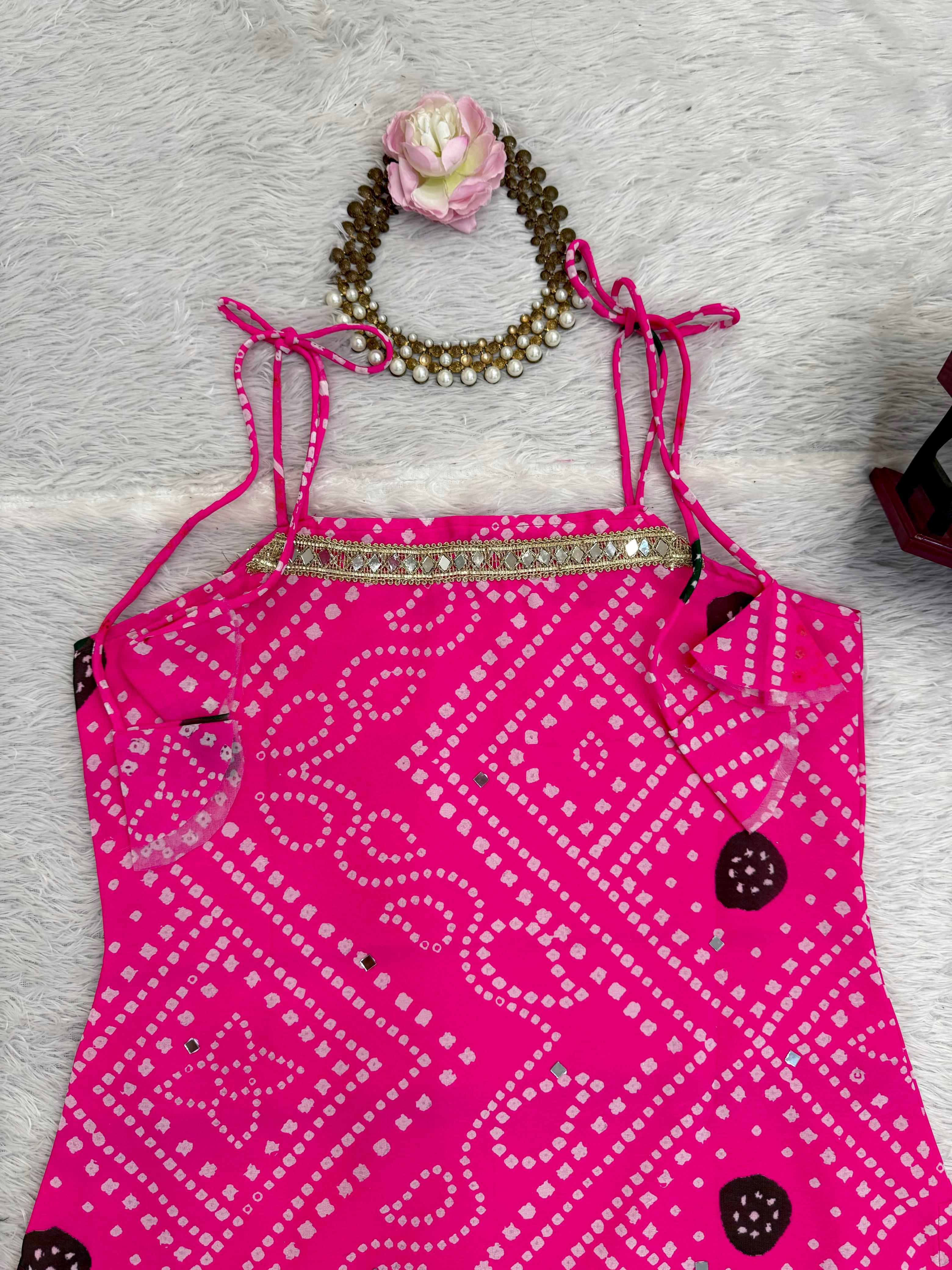 Premium Faux Georgette Sharara Set with Mirror Work (5000 Series) Premium Faux Georgette Sharara Set with Mirror Work (5000 Series)