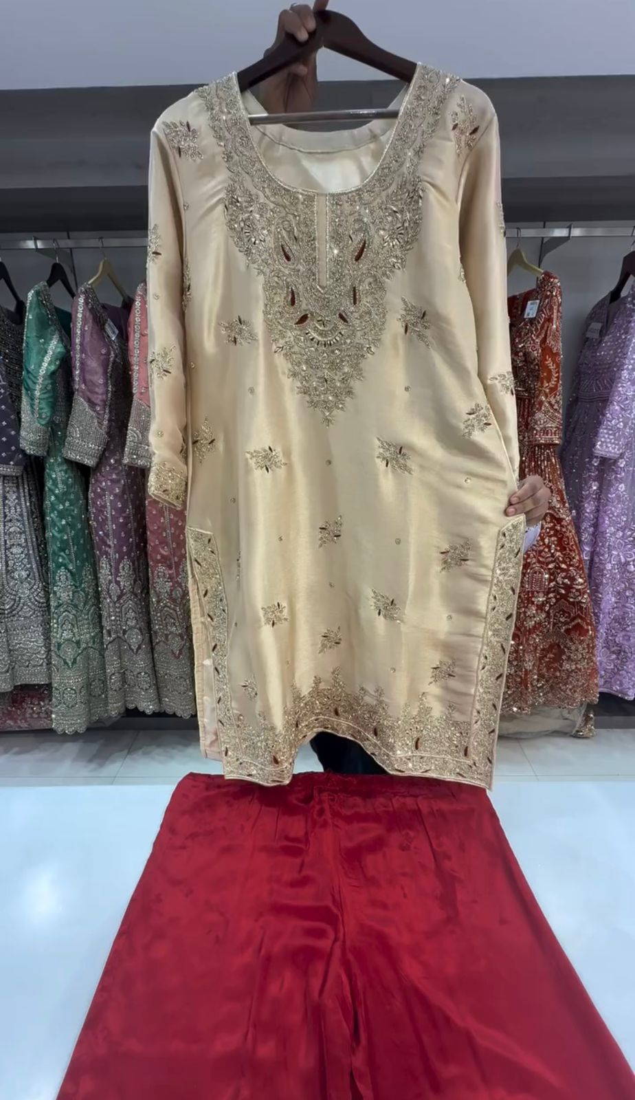 Designer Party Wear Top Plazzo Set with Embroidered Dupatta Designer Party Wear Top Plazzo Set with Embroidered Dupatta
