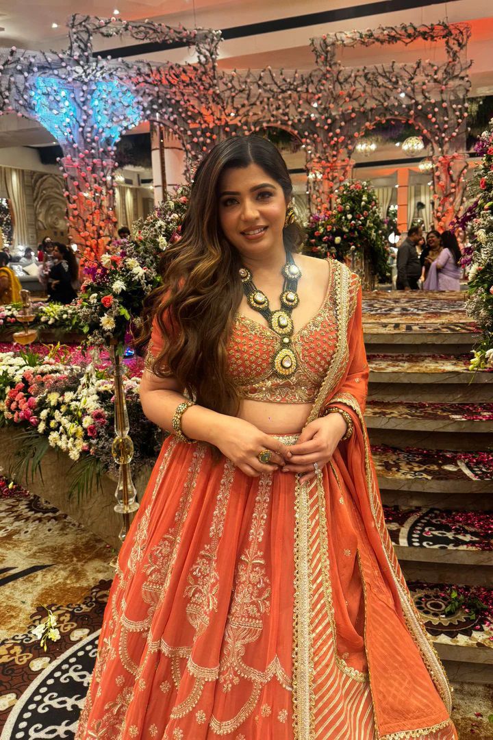 Premium Faux Georgette Designer Lehenga Choli Set Premium Faux Georgette Designer Lehenga Choli Set