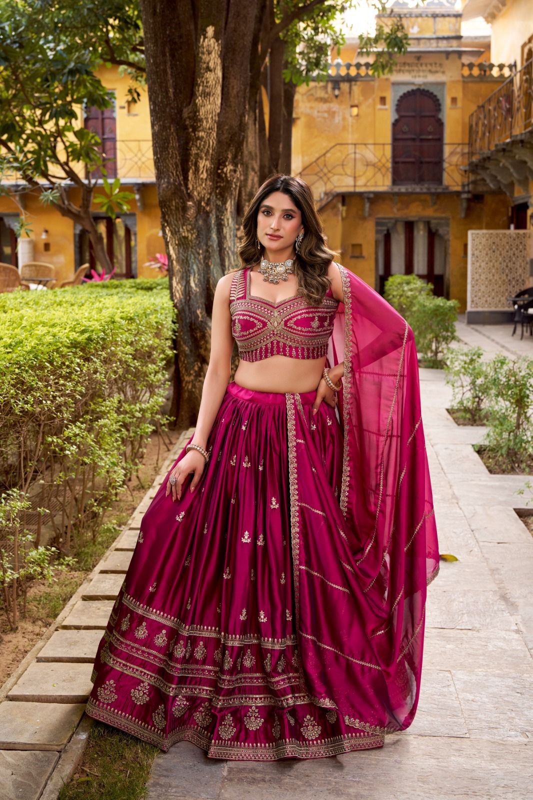 Wedding Collection Rangoli Embroidered Lehenga Set Wedding Collection Rangoli Embroidered Lehenga Set