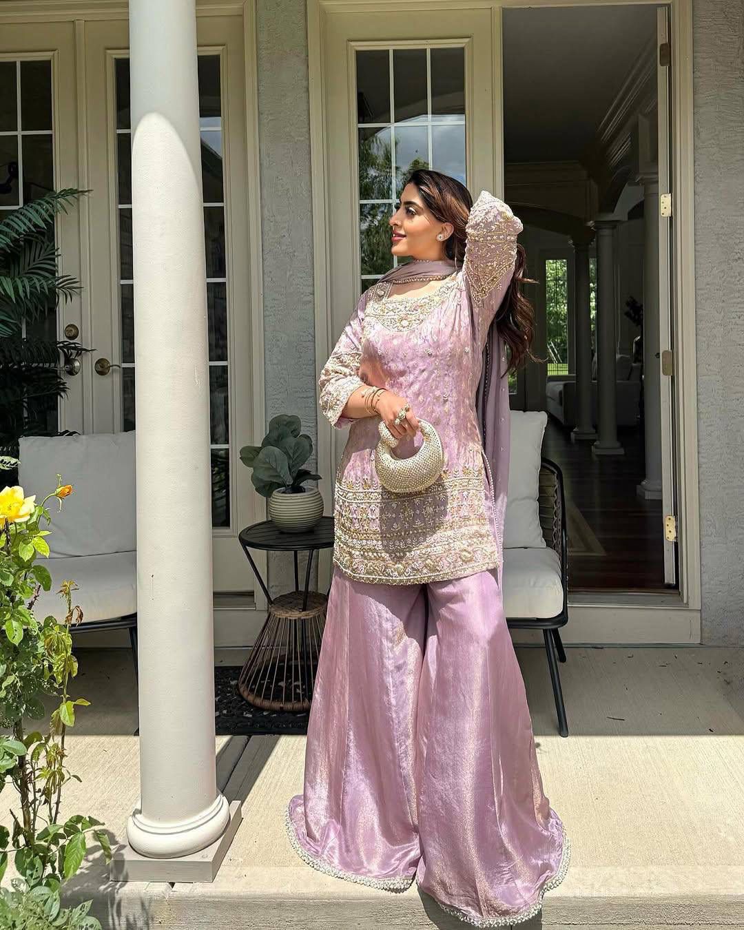 Designer Embroidered Kurti Plazzo Set with Dupatta Designer Embroidered Kurti Plazzo Set with Dupatta