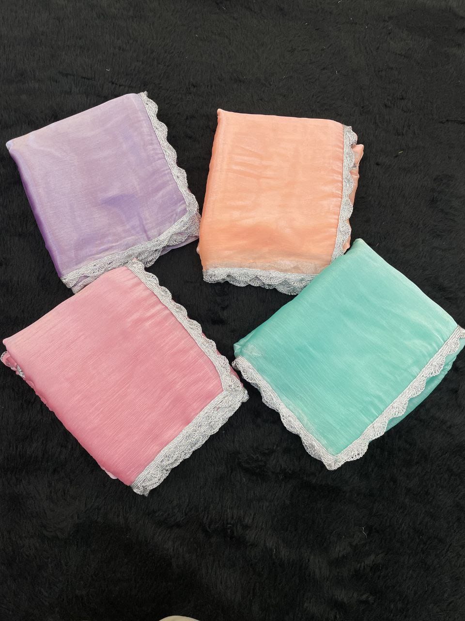 Bollywood Trending Jimmy Choo Saree with Embroidered Blouse Bollywood Trending Jimmy Choo Saree with Embroidered Blouse