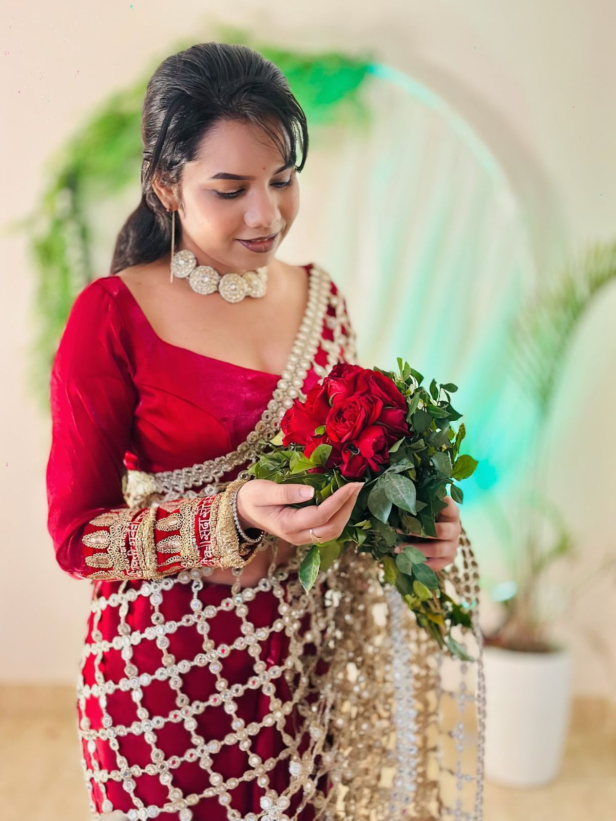 Designer Fendy Silk Saree with Real Mirror Work Designer Fendy Silk Saree with Real Mirror Work