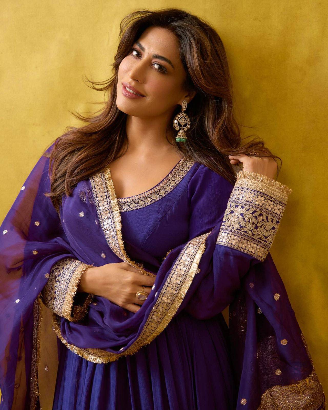 Designer Georgette Embroidered Anarkali Gown with Dupatta Designer Georgette Embroidered Anarkali Gown with Dupatta