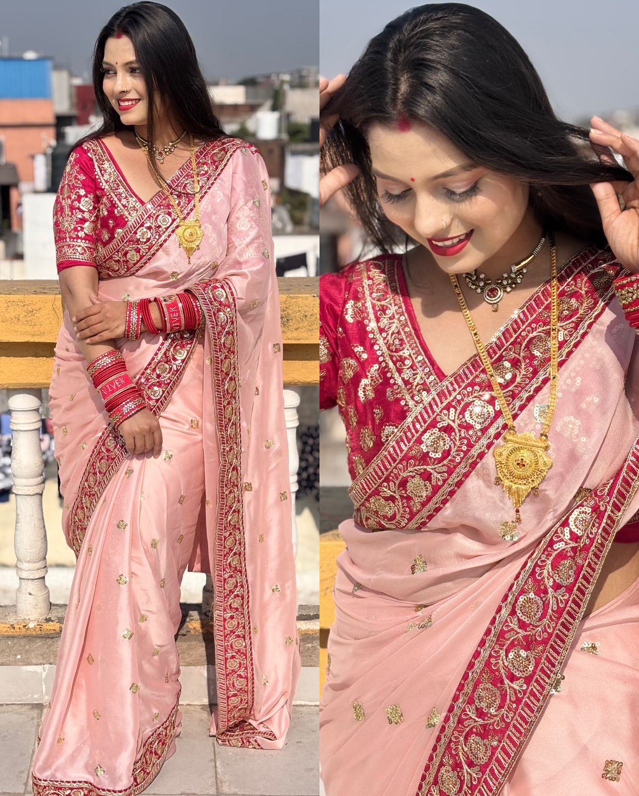 Bollywood Celebrity Sequin Embroidered Saree Bollywood Celebrity Sequin Embroidered Saree