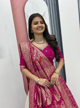 Wedding Special Lehenga & Saree Combo Set