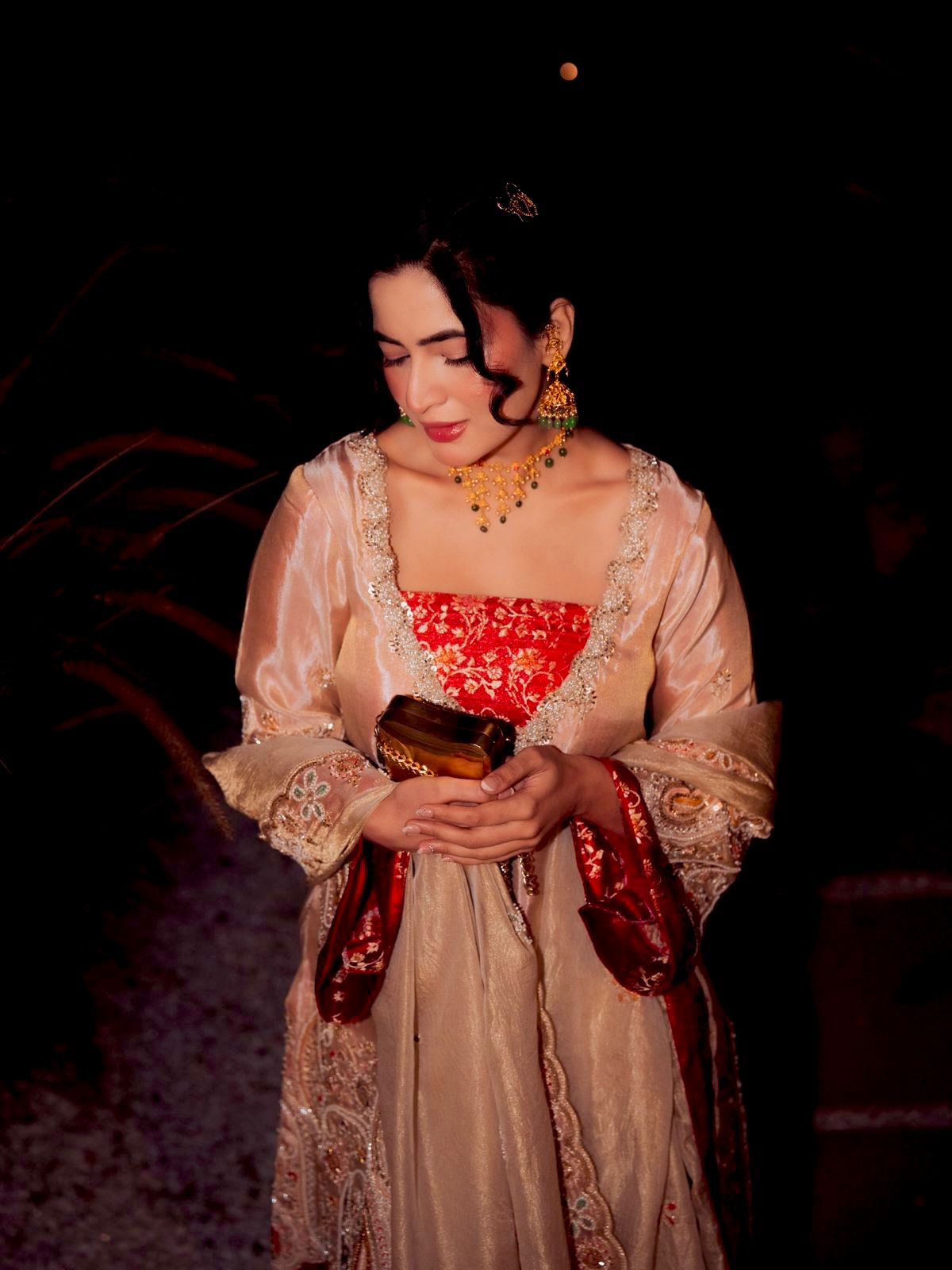 Pure Tissue Kurti Plazzo Set with Embroidered Dupatta Pure Tissue Kurti Plazzo Set with Embroidered Dupatta