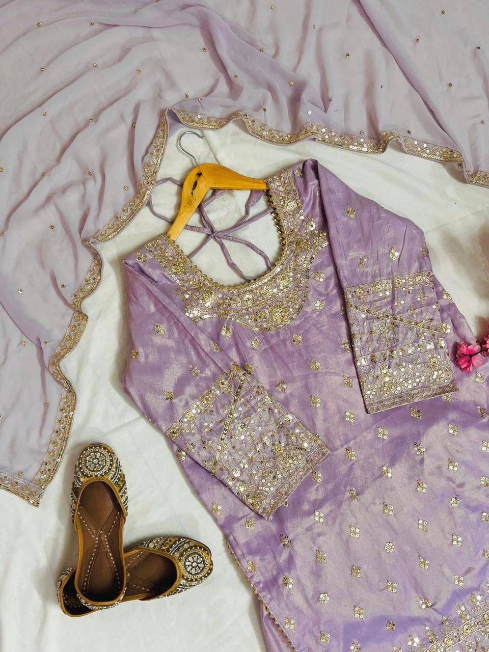 Designer Embroidered Kurti Plazzo Set with Dupatta Designer Embroidered Kurti Plazzo Set with Dupatta