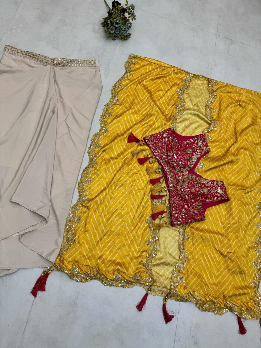 Three Piece Western Wedding Outfit Set