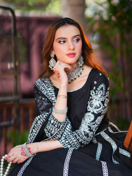 Heavy Boutique Velvet Lehenga Set with Embroidery