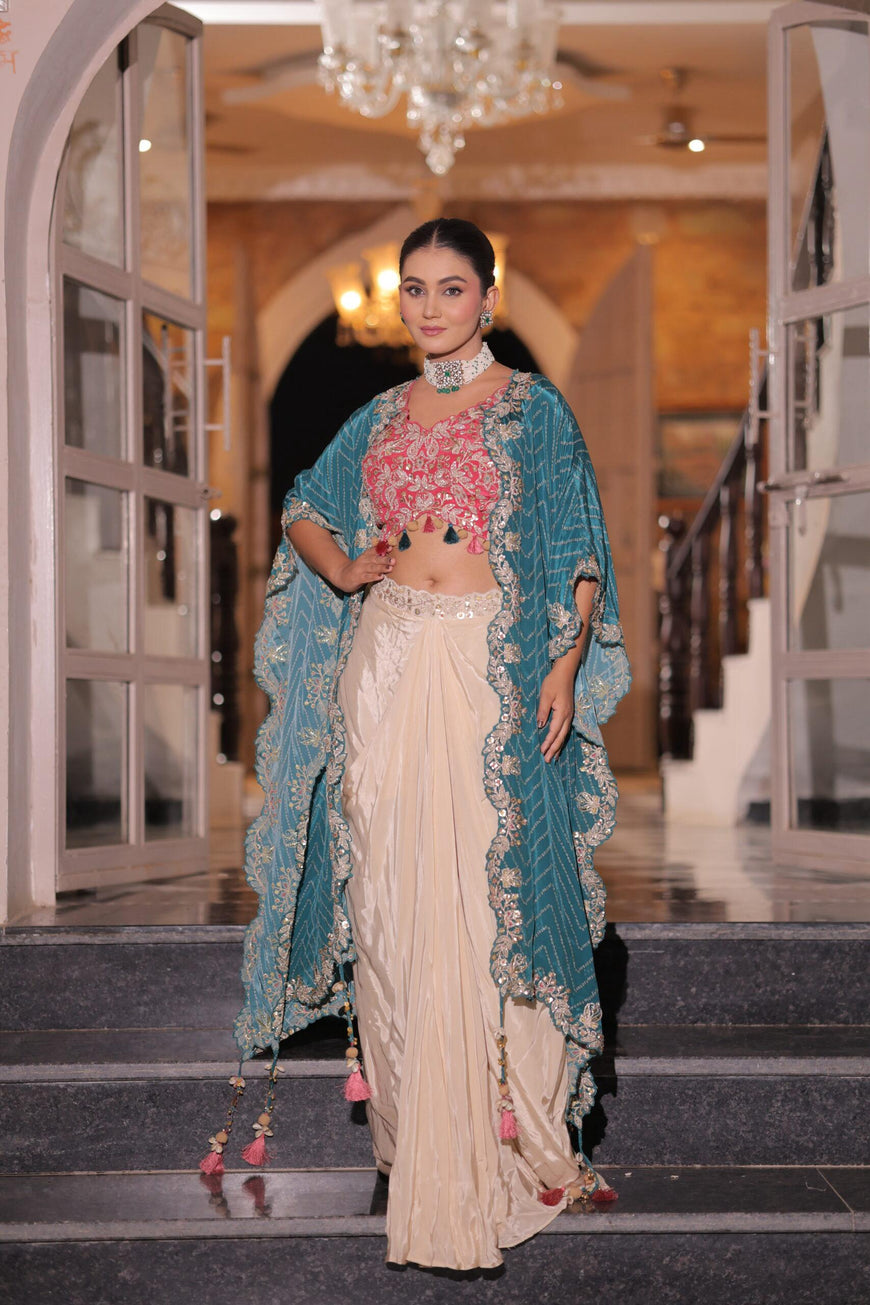 Three Piece Western Wedding Outfit Set