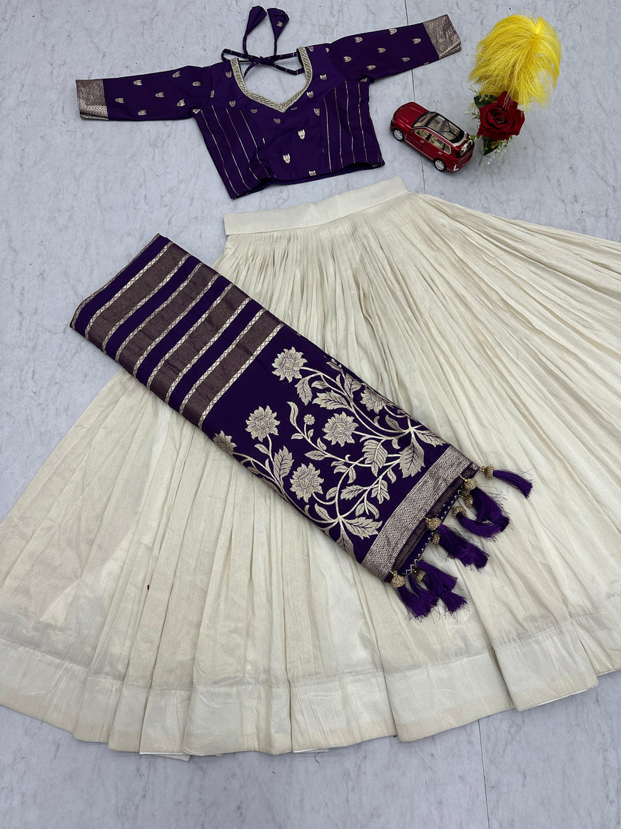 Wedding Special Lehenga & Saree Combo Set