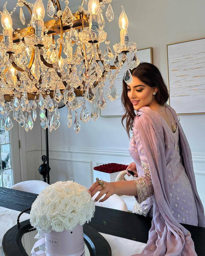 Designer Embroidered Kurti Plazzo Set with Dupatta