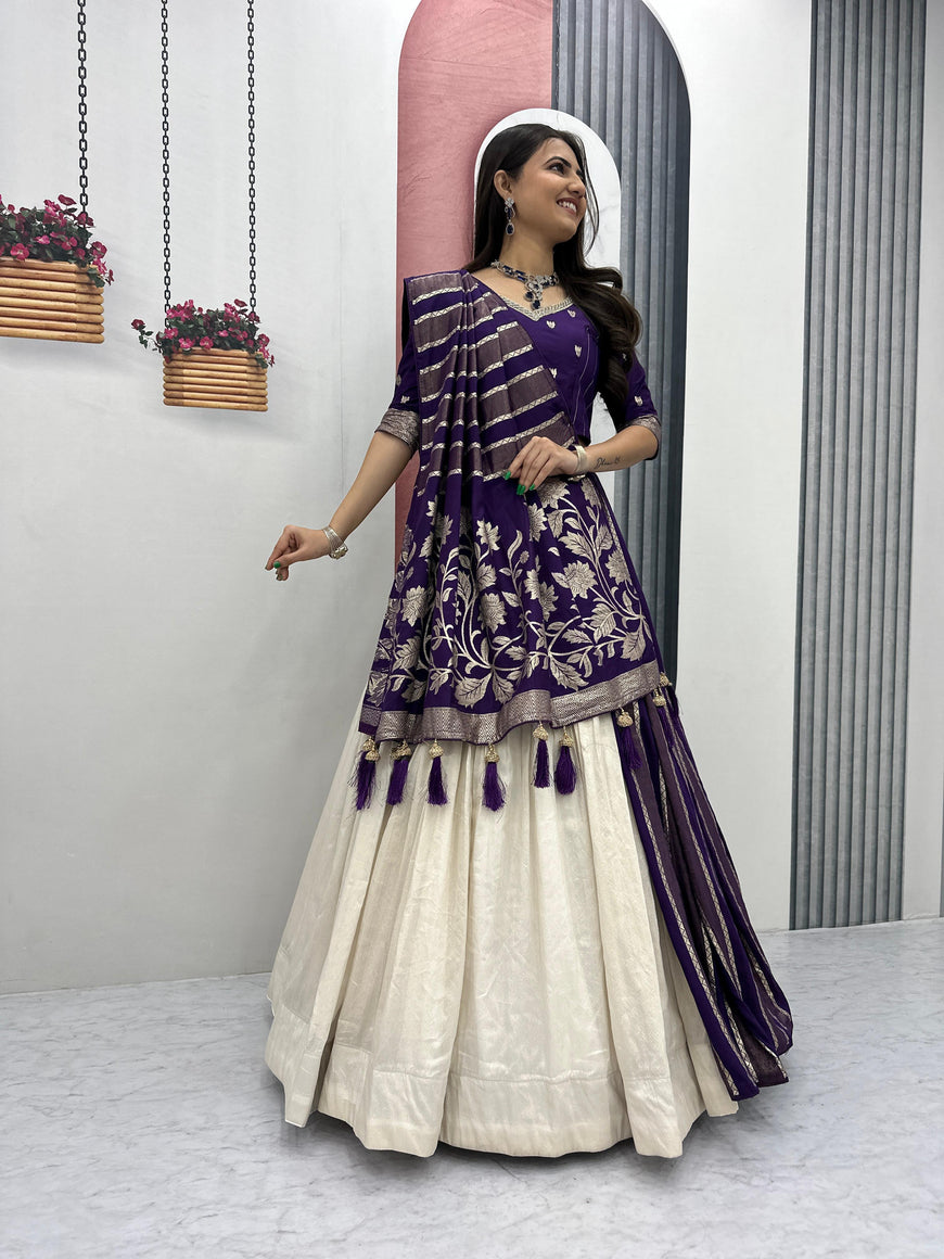 Wedding Special Lehenga & Saree Combo Set