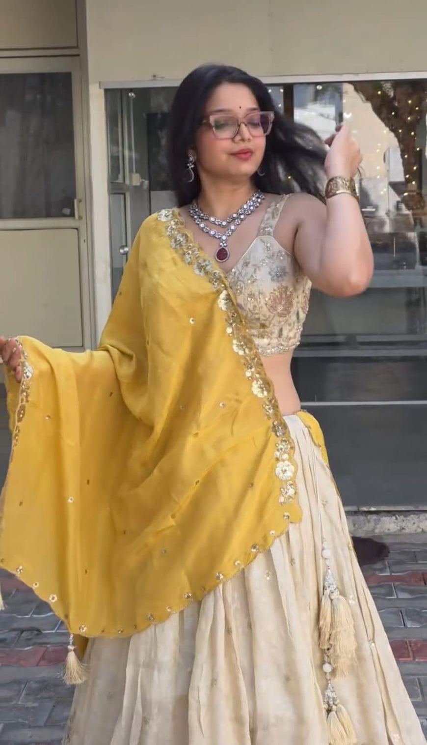 Festival Chinon Embroidered Lehenga Choli Set