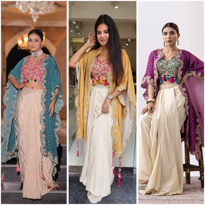 Three Piece Western Wedding Outfit Set