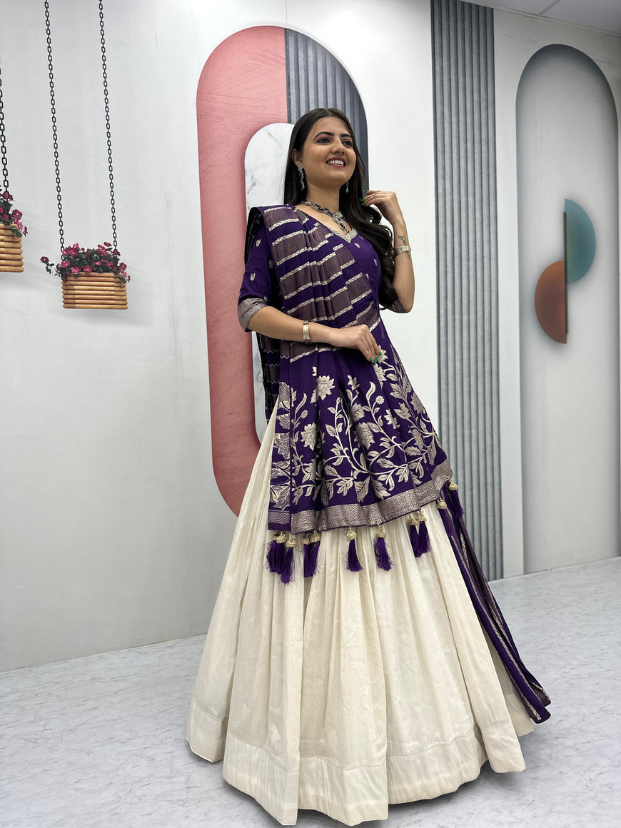 Wedding Special Lehenga & Saree Combo Set