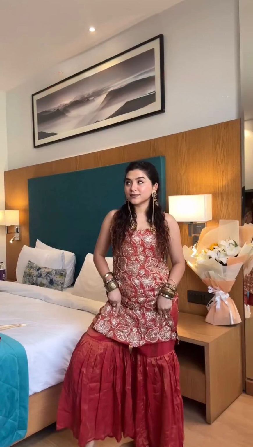 Premium 3-Piece Simmer Silk Set with Thread & Sequence Work