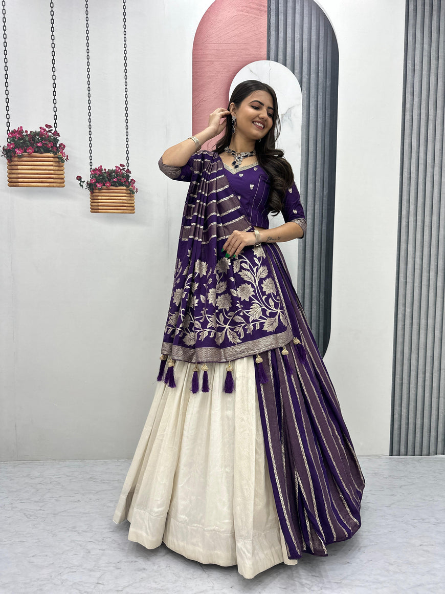 Wedding Special Lehenga & Saree Combo Set